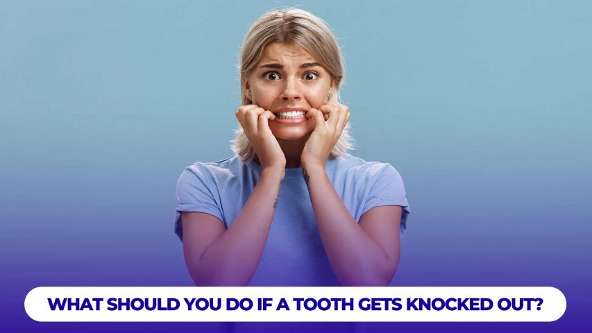 What should you do if a tooth gets knocked out