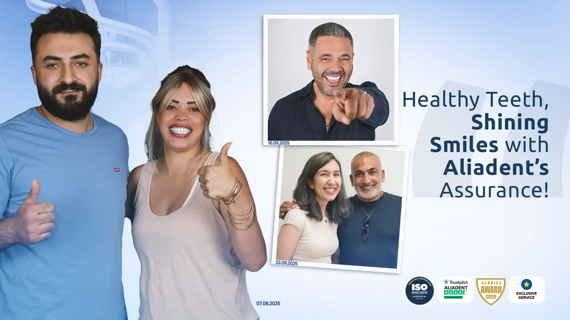 Discover healthy teeth with Aliadent dental implant in Turkey.