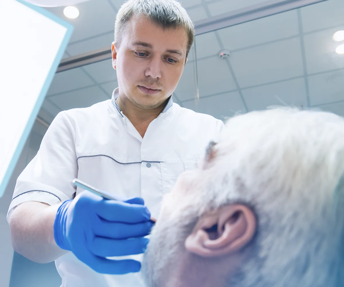 replacing old crowns with zirconia crown