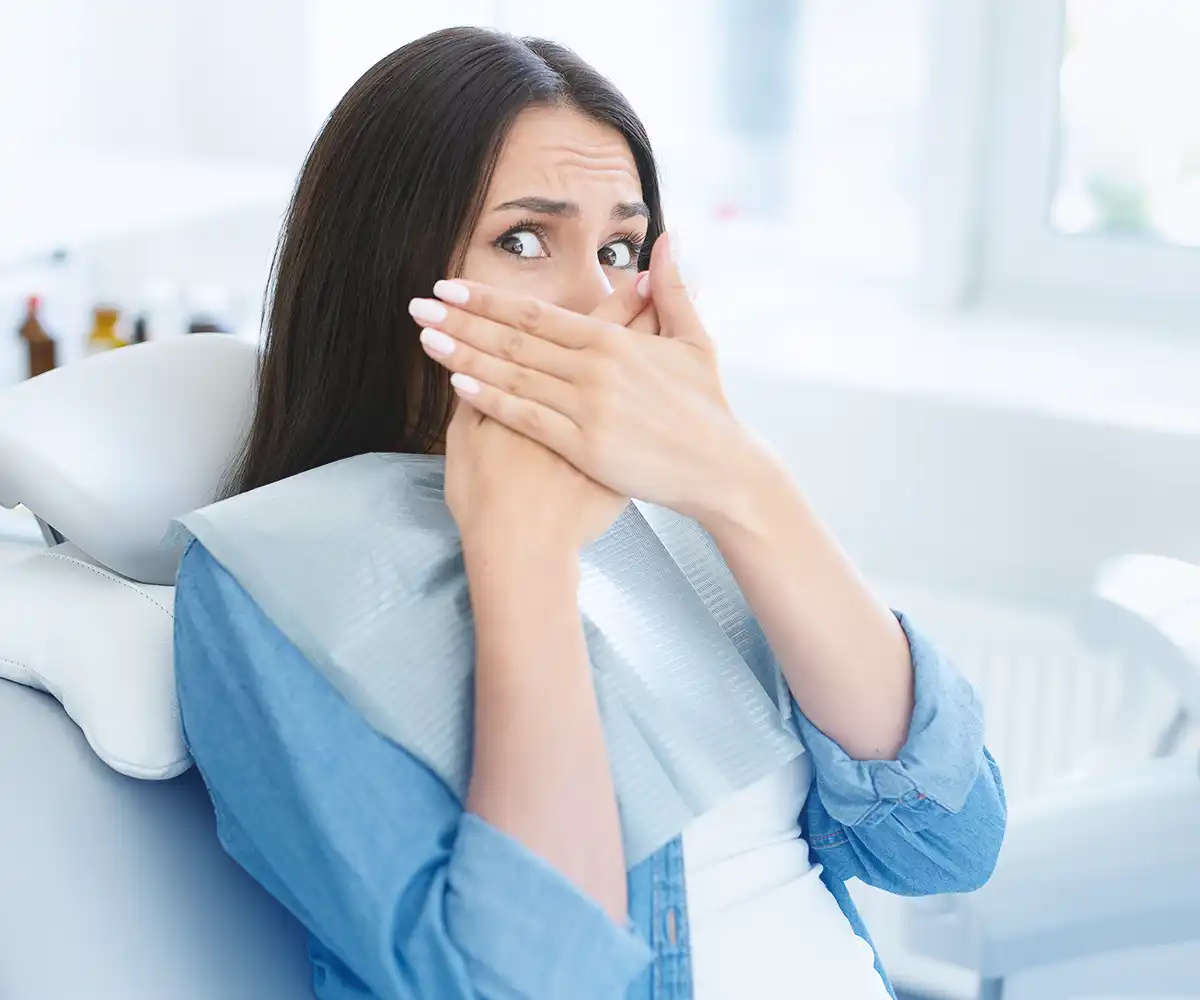 bad breath with porcelain veneers