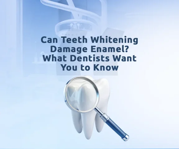 Does teeth whitening damage enamel? Learn about the safety of professional whitening.