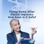 Flying Home After Dental Implants: How Soon Is It Safe? 2 Dental tourism Turkey planning your flight after dental implants with professional patient advice.