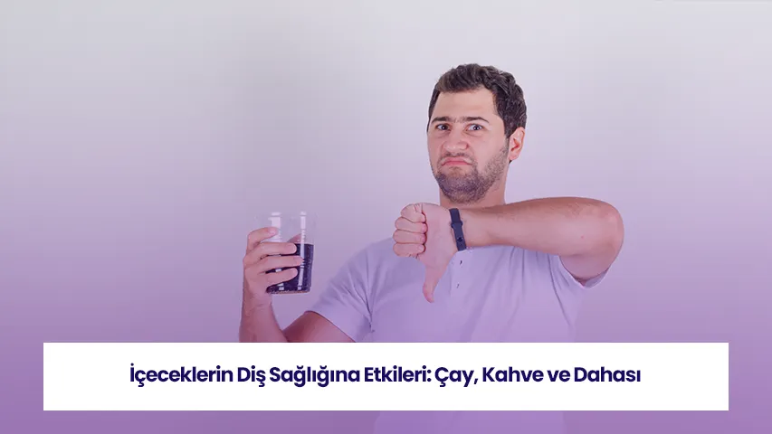 Sabahları içilen kahve dişleri çürütür mü sorusunu anlatan bilgilendirici görsel.