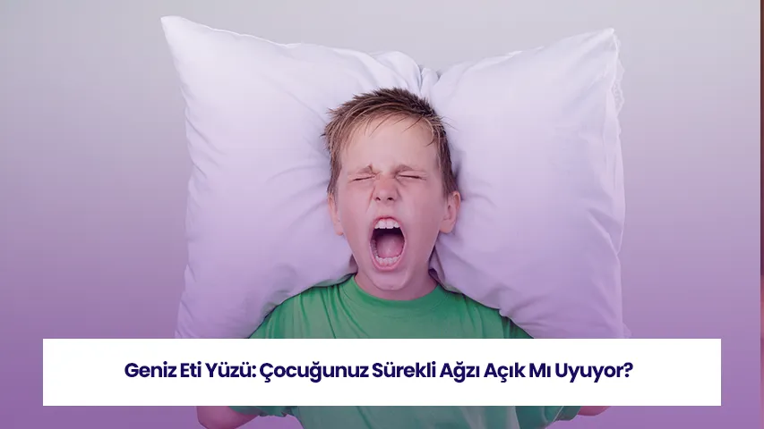Geniz eti çene yapısını bozar mı sorusunu gösteren eğitim amaçlı görsel.
