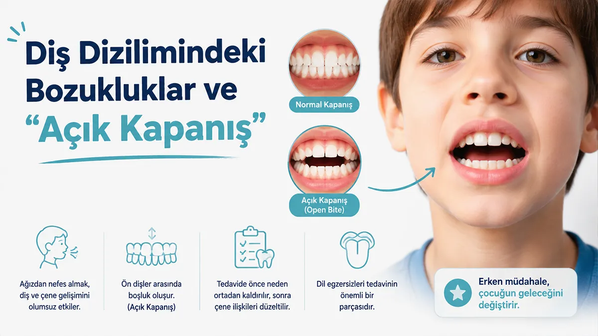 Geniz Eti Yüzü: Çocuğunuz Sürekli Ağzı Açık Mı Uyuyor? 6 ust cene darligi belirtileri